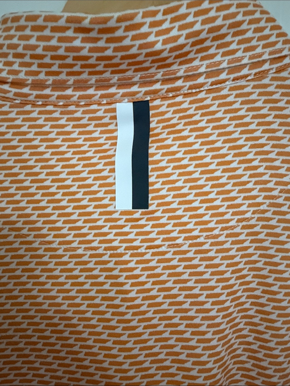 University of TN Rhoback Orange Geometric Short-Sleeve Polo - Picture 7 of 9